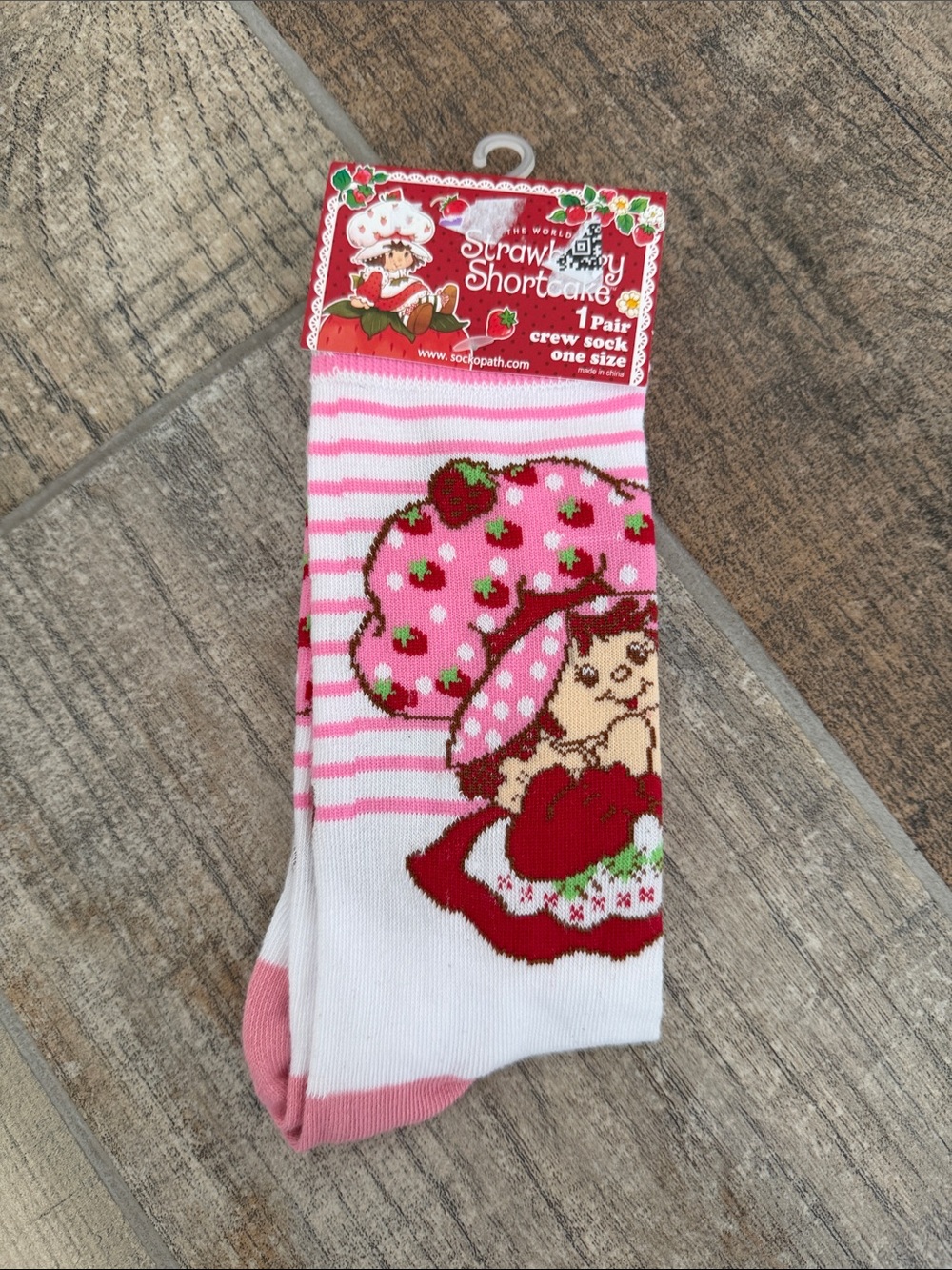 NWT Strawberry Shortcake Socks
